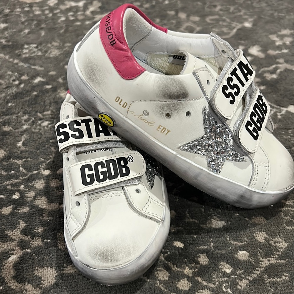 Kids golden goose size 27 (size 10)